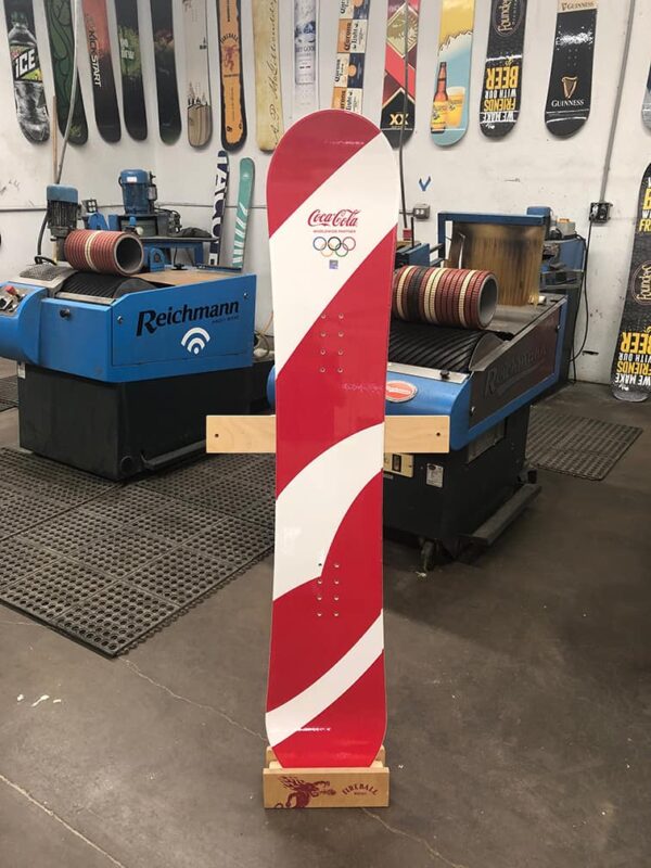 Snowboard Floor Standing Display Rack American Gear Company